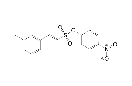 (E)-4-nitrophenyl 2-(m-tolyl)ethenesulfonate
