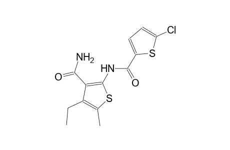 N-[3-(aminocarbonyl)-4-ethyl-5-methyl-2-thienyl]-5-chloro-2-thiophenecarboxamide