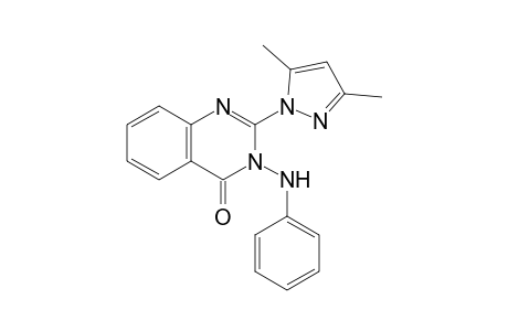 2-(3',5'-Dimethylpyrazol-1'-yl)-3-(phenylamino)-3H-quinazolin-4-one