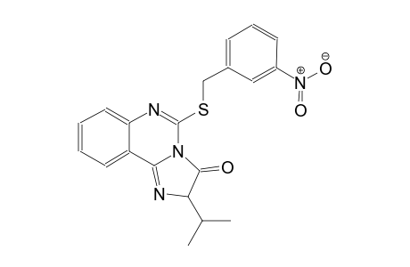 imidazo[1,2-c]quinazolin-3(2H)-one, 2-(1-methylethyl)-5-[[(3-nitrophenyl)methyl]thio]-