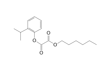 Oxalic acid, hexyl 2-isopropylphenyl ester