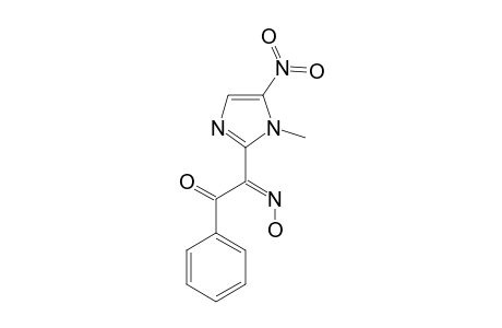 (1E)-1-(1-METHYL-5-NITRO-1H-IMIDAZOL-2-YL)-2-PHENYLETHANE-1,2-DIONE-1-OXIME