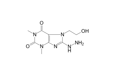 8-Hydrazino-7-(2-hydroxyethyl)-1,3-dimethyl-3,7-dihydro-1H-purine-2,6-dione