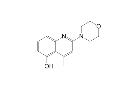 5-quinolinol, 4-methyl-2-(4-morpholinyl)-