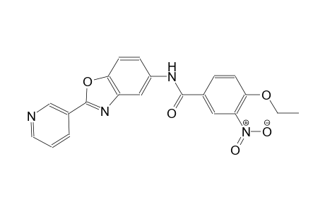 4-ethoxy-3-nitro-N-[2-(3-pyridinyl)-1,3-benzoxazol-5-yl]benzamide