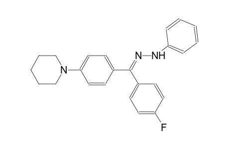 methanone, (4-fluorophenyl)[4-(1-piperidinyl)phenyl]-, phenylhydrazone, (Z)-