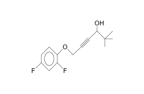 4-Hexyn-3-ol, 6-(2,4-difluorophenoxy)-2,2-dimethyl-