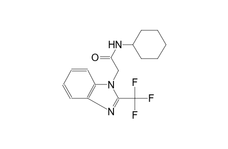 1H-benzimidazole-1-acetamide, N-cyclohexyl-2-(trifluoromethyl)-