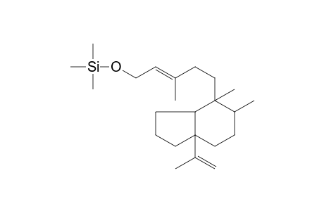 5-(7a-Isopropenyl-4,5-dimethyl-octahydroinden-4-yl)-3-methyl-pent-2-en-1-ol TMS