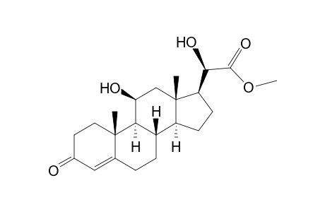 11β,20α-dihydroxy-3-oxopregn-4-en-21-oic acid, methyl ester