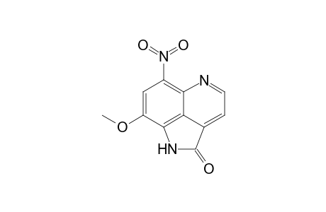 1,2-Dihydro-8-methoxy-6-nitro-2-oxopyrrolo[4,3,2-de]quinoline