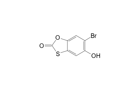 6-Bromanyl-5-oxidanyl-1,3-benzoxathiol-2-one