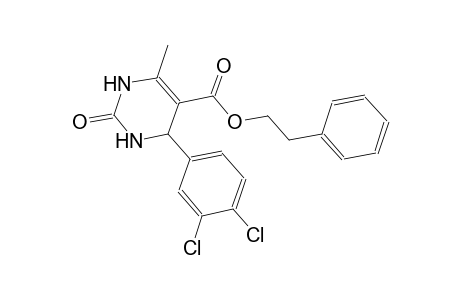 2-phenylethyl 4-(3,4-dichlorophenyl)-6-methyl-2-oxo-1,2,3,4-tetrahydro-5-pyrimidinecarboxylate