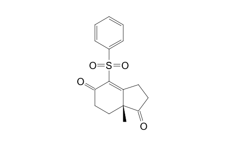 (7aR)-4-Benzenesulfonyl-7a-Methyl-2,3,7,7a-tetrahydro-6H-indene-1,5-dione