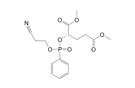 (+)-P-2-(S)-[2-CYANOETHOXY-(PHENYL)-PHOSPHINOYLOXY]-PENTANEDIOIC-ACID-DIMETHYLESTER