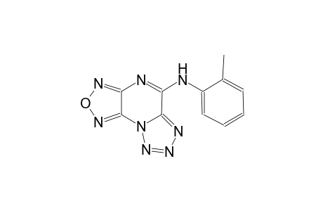 [1,2,5]oxadiazolo[3,4-e]tetrazolo[1,5-a]pyrazin-5-amine, N-(2-methylphenyl)-