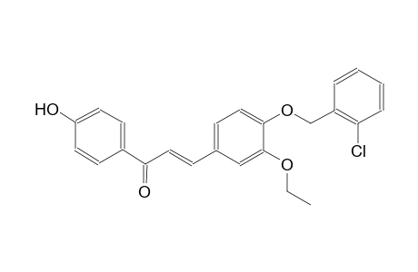 (2E)-3-{4-[(2-chlorobenzyl)oxy]-3-ethoxyphenyl}-1-(4-hydroxyphenyl)-2-propen-1-one