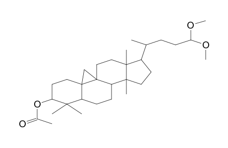 9,19-CYCLOCHOLAN-3-OL, 24,24-DIMETHOXY-4,4,14-TRIMETHYL-ACETATE