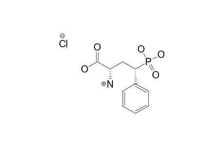 (2S,3S)-2-AMINO-4-PHENYL-4-PHOSPHONOBUTANOIC-ACID-HYDROCHLORIDE