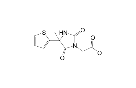 2,5-dioxo-4-methyl-4-(2-thienyl)-1-imidazolidineacetic acid
