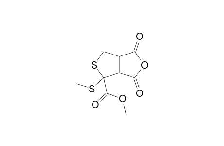 6-(Methylthio)-6-(methoxycarbonyl)tetrahydrothieno[3,4-c]furane-1,3-dione