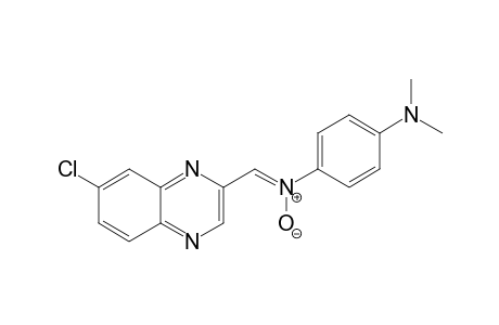 alpha-(7-chloro-2-quinoxalinyl)-N-[p-(dimethylamino)phenyl]nitrone