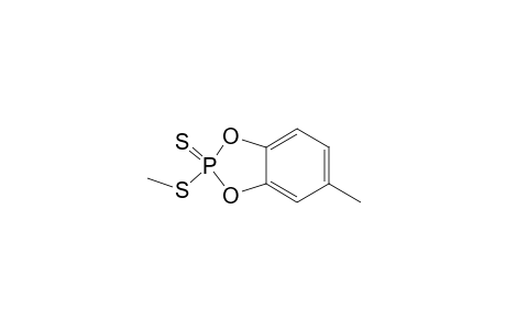 1,3,2-Benzodioxaphosphole, 5-methyl-2-(methylthio)-, 2-sulfide