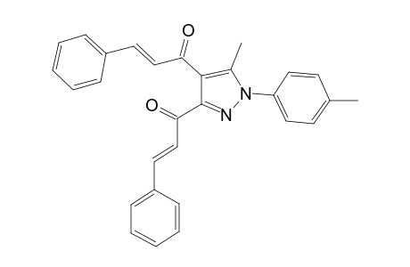 (E,E)-1,1'-(5-Methyl-1-(4-tolyl)-1H-pyrazole-3,4-diyl)bis(3-phenylprop-2-en-1-one)