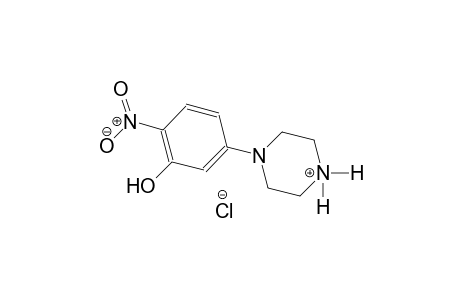 1-(3-hydroxy-4-nitrophenyl)piperazin-4-ium chloride