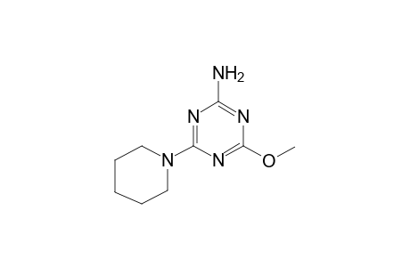 4-Methoxy-6-(1-piperidinyl)-1,3,5-triazin-2-amine