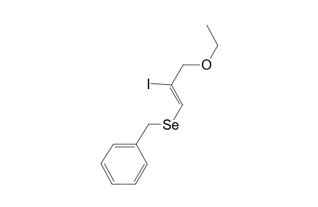 (Z)-3-Ethoxy-2-iodopropenyl benzyl selenide
