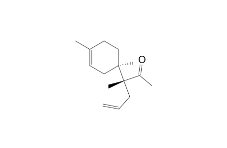 5-Hexen-2-one, 3-(1,4-dimethyl-3-cyclohexen-1-yl)-3-methyl-, (R*,R*)-(.+-.)-