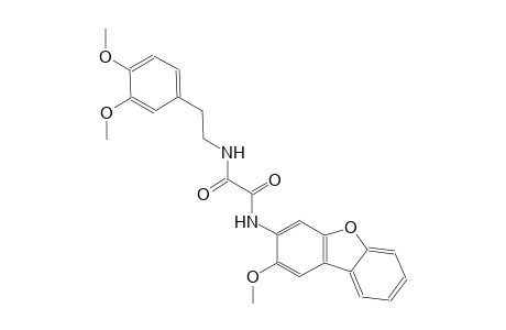 ethanediamide, N~1~-[2-(3,4-dimethoxyphenyl)ethyl]-N~2~-(2-methoxydibenzo[b,d]furan-3-yl)-