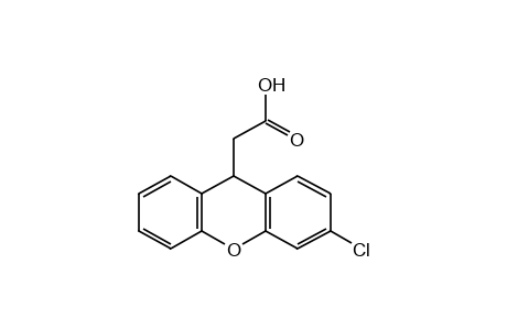 3-CHLOROXANTHENE-9-ACETIC ACID