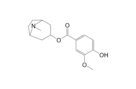 8-methyl-8-azabicyclo[3.2.1]oct-3-yl 4-hydroxy-3-methoxybenzoate