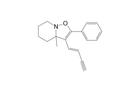 (E)-4,5,6,7-Tetrahydro-3a-methyl-3-(but-1'-en-3'-ynyl)-2-phenylisoxazolo[2,3-a]pyridine