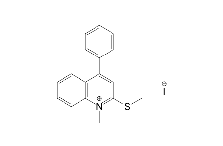 1-methyl-2-(methylthio)-4-phenylquinolinium