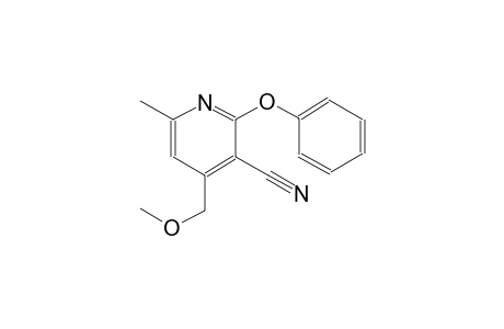 3-pyridinecarbonitrile, 4-(methoxymethyl)-6-methyl-2-phenoxy-