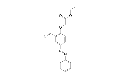 2-(ETHOXYCARBONYLMETHOXY)-5-(PHENYLAZO)-BENZALDEHYDE