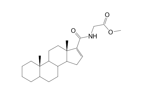 Methyl N-(17-androst-16-enoyl)glycinate