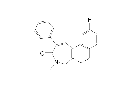 10-fluoranyl-4-methyl-2-phenyl-6,7-dihydro-5H-benzo[g][2]benzazepin-3-one