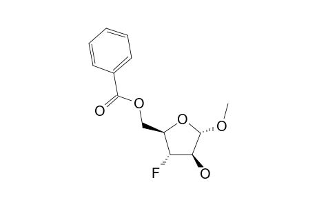METHYL-3-DEOXY-3-FLUORO-5-O-BENZOYL-ALPHA-D-ARABINOFURANOSIDE
