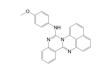 6-[(4'-Methoxyphenyl)amino]quinazolino[3,4-a]perimidine