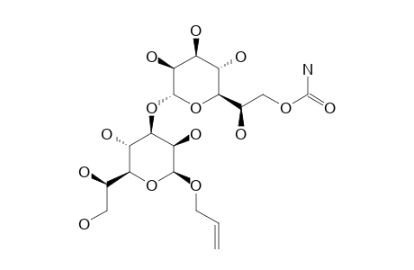 ALLYL_(7-O-CARBAMOYL-L-GLYCERO-ALPHA-D-MANNO-HEPTOPYRANOSYL)-(1->3)-L-GLYCERO-BETA-D-MANNO-HEPTOPYRANOSIDE