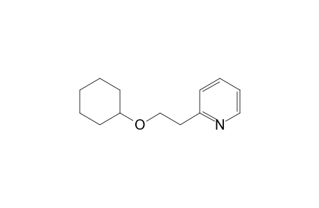 2-(2-Cyclohexyloxyethyl)pyridine