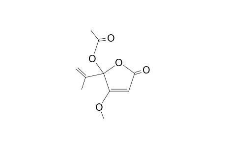 5-Acetoxy-5-(1-methyl-1-ethenyl)-4-methoxy-2,5-dihydro-2-furanone