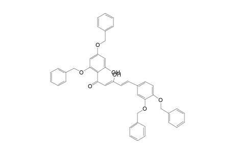 1-[4',6'-bis(Benzyloxy)-2'-hydroxyphenyl]-3-hydroxy-5-(3",4"-di<benzyloxy>phenyl)-2,4-pentadien-1-one