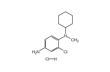 2-chloro-N1-cyclohexyl-N1-methyl-p-phenylenediamine, monohydrochloride
