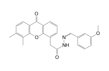 N'-(3-methoxybenzyl)-2-(5,6-dimethylxanthone-4-yl)-acetylhydrazine