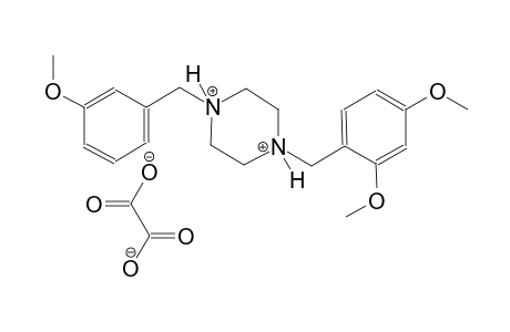1-(2,4-dimethoxybenzyl)-4-(3-methoxybenzyl)piperazinediium oxalate